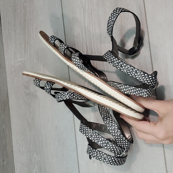 Circus by Sam Edelman Selma Jelly Gladiator Strappy Sandals Flats shoes - Picture 9 of 12